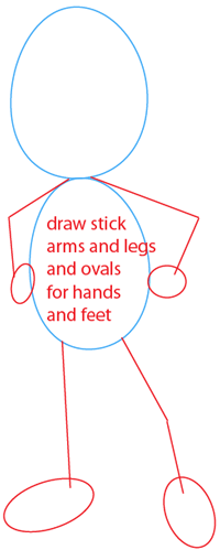 Step 2 : Drawing D.W. from PBS's Arthur Easy Steps Lesson Step 2 : Drawing D.W. from PBS's Arthur Easy Steps Lesson
