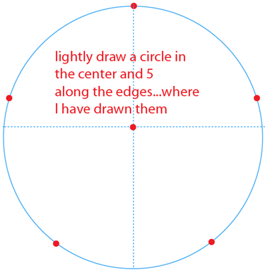 Step 2 : Drawing the Star from Nintendo's Super Mario Bros. Easy Steps Lesson Step 2 : Drawing the Star from Nintendo's Super Mario Bros. Easy Steps Lesson