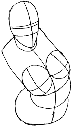 Step 3 : Drawing Jean Grey from Marvel's X-Men Superhero Team Easy Steps Lesson Step 3 : Drawing Jean Grey from Marvel's X-Men Superhero Team Easy Steps Lesson