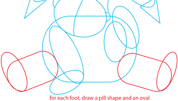 Step 4 : Drawing Eeyore from Winnie the Pooh Easy Steps Lesson Step 4 : Drawing Eeyore from Winnie the Pooh Easy Steps Lesson