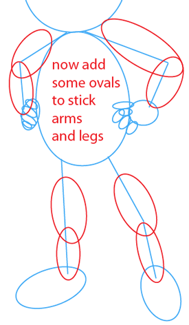 Step 4 : Drawing D.W. from PBS's Arthur Easy Steps Lesson Step 4 : Drawing D.W. from PBS's Arthur Easy Steps Lesson