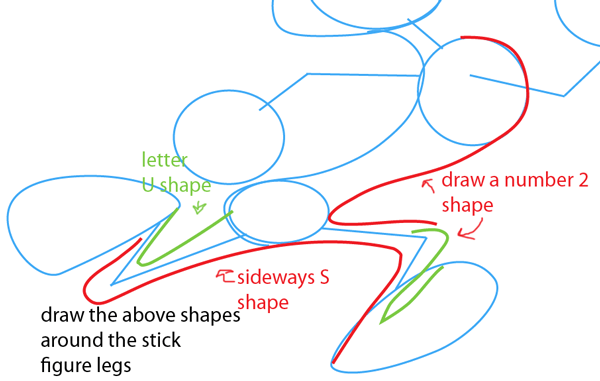 Step 4 : Drawing Wile E. Coyote from Looney Tunes Easy Steps Lesson Step 4 : Drawing Wile E. Coyote from Looney Tunes Easy Steps Lesson