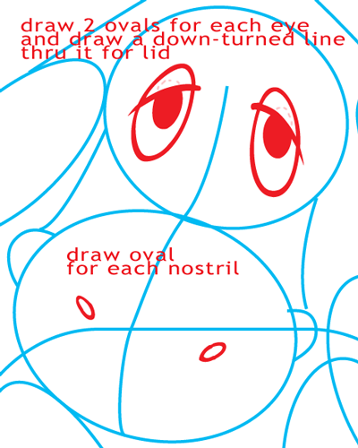 Step 5 : Drawing Eeyore from Winnie the Pooh Easy Steps Lesson Step 5 : Drawing Eeyore from Winnie the Pooh Easy Steps Lesson