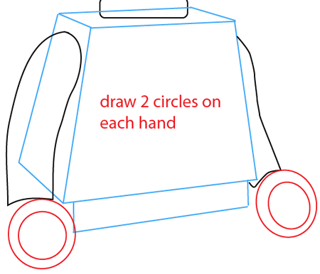 Step 6 : Drawing a Lego Minifigure Easy Steps Lesson Step 6 : Drawing a Lego Minifigure Easy Steps Lesson