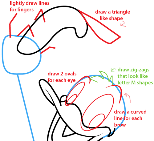 Step 6 : Drawing Disney's Donald Duck Easy Steps Lesson Step 6 : Drawing Disney's Donald Duck Easy Steps Lesson