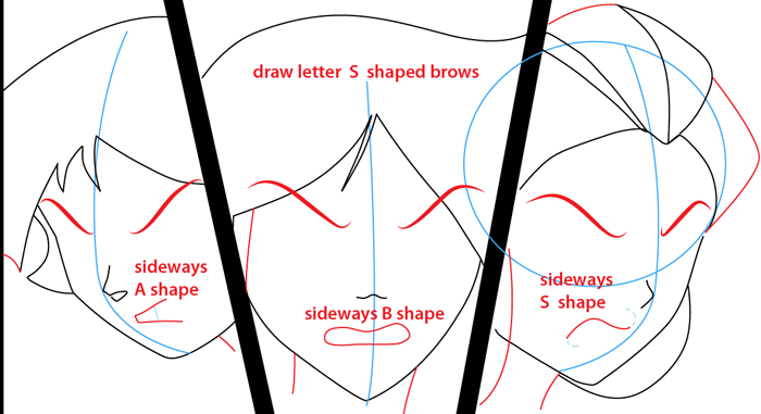 Step 6 : Drawing Clover, Alex and Sam from Totally Spies Easy Steps Lesson Step 6 : Drawing Clover, Alex and Sam from Totally Spies Easy Steps Lesson