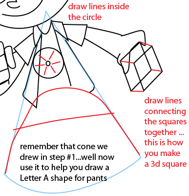 Step 7 : Drawing Johnny Test from Johnny Test Easy Steps Lesson Step 7 : Drawing Johnny Test from Johnny Test Easy Steps Lesson