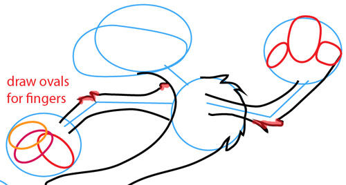Step 7 : Drawing Wile E. Coyote from Looney Tunes Easy Steps Lesson Step 7 : Drawing Wile E. Coyote from Looney Tunes Easy Steps Lesson