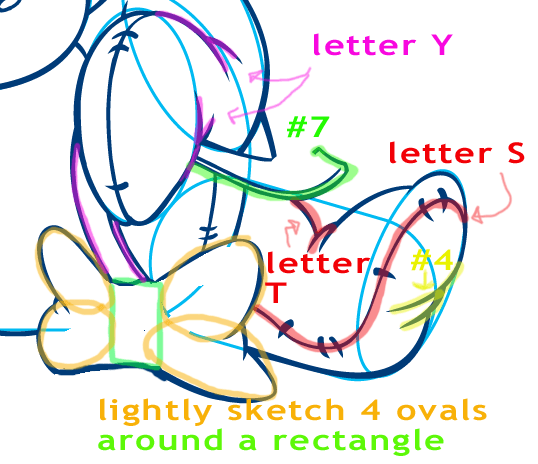 Step 9 : Drawing Eeyore from Winnie the Pooh Easy Steps Lesson Step 9 : Drawing Eeyore from Winnie the Pooh Easy Steps Lesson
