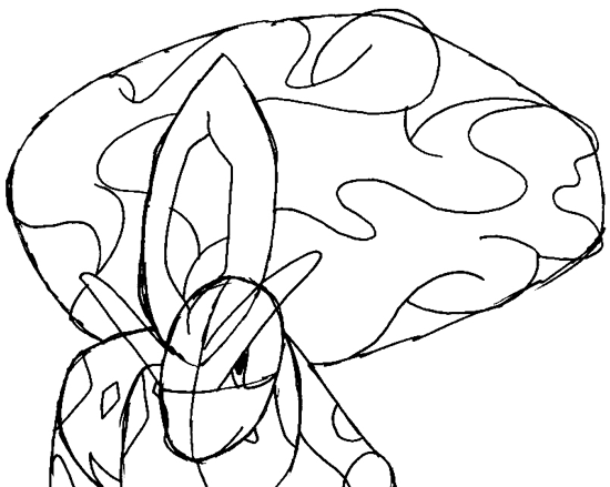 Step 9 : Drawing Suicune from Pokemon Easy Steps Lesson Step 9 : Drawing Suicune from Pokemon Easy Steps Lesson