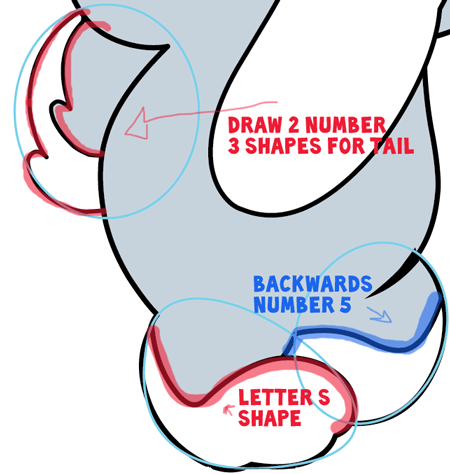 Step 10 : Drawing Baby Bugs Bunny from TinyToons Adventures Easy Steps Lesson Step 10 : Drawing Baby Bugs Bunny from TinyToons Adventures Easy Steps Lesson