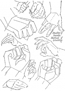 Techniques to Drawing Hands with Basic Shapes