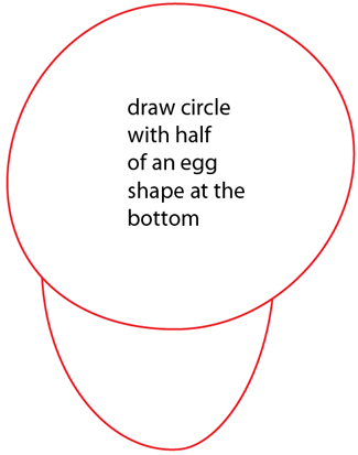 Step 1 : Drawing Cinderella Time Easy Steps Lesson Step 1 : Drawing Cinderella Time Easy Steps Lesson