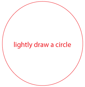 Step 1 : Drawing Puff-shroom from Plants vs Zombies Bat Easy Steps Lesson Step 1 : Drawing Puff-shroom from Plants vs Zombies Bat Easy Steps Lesson