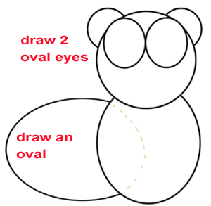 Step 2 : Drawing a Cartoon Beaver Easy Steps Lesson Step 2 : Drawing a Cartoon Beaver Easy Steps Lesson