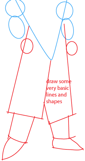 Step 5 : Drawing Goku from Dragon Ball Z Easy Steps Lesson Step 5 : Drawing Goku from Dragon Ball Z Easy Steps Lesson