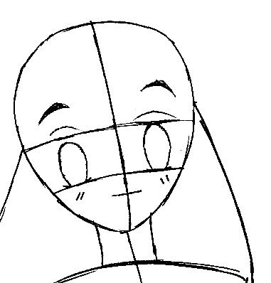 Step 7.1 : Drawing Tohru Honda from Fruits Basket Easy Steps Lesson Step 7.1 : Drawing Tohru Honda from Fruits Basket Easy Steps Lesson