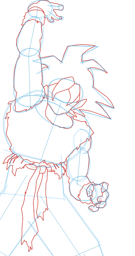 Step 7 : Drawing Gohan from Dragon Ball Z Easy Steps Lesson Step 7 : Drawing Gohan from Dragon Ball Z Easy Steps Lesson