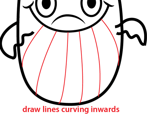 Step 5 : Drawing Cartoon Whale Easy Steps Lesson Step 5 : Drawing Cartoon Whale Easy Steps Lesson