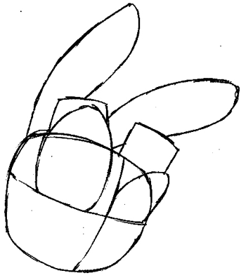 Step 2 : Drawing Daxter from the Jak and Daxter Easy Steps Lesson Step 2 : Drawing Daxter from the Jak and Daxter Easy Steps Lesson