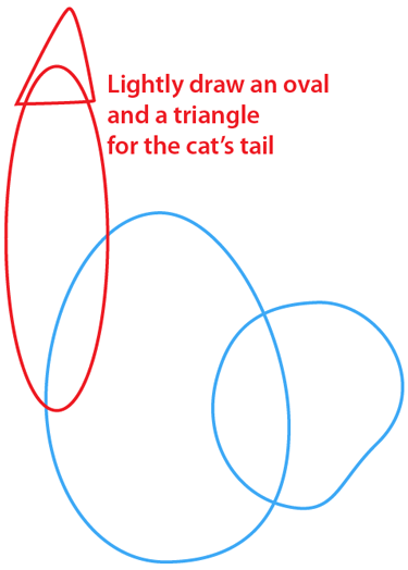 Step 3 : Drawing a Scared Black Cat Easy Steps Lesson Step 3 : Drawing a Scared Black Cat Easy Steps Lesson