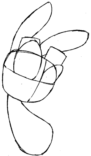Step 3 : Drawing Daxter from the Jak and Daxter Easy Steps Lesson Step 3 : Drawing Daxter from the Jak and Daxter Easy Steps Lesson