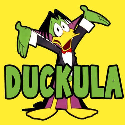 How to draw Duckula from Count Duckula with easy step by step drawing tutorial