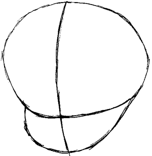 Step 1 : Drawing Boo from Monsters Inc. Easy Steps Lesson Step 1 : Drawing Boo from Monsters Inc. Easy Steps Lesson