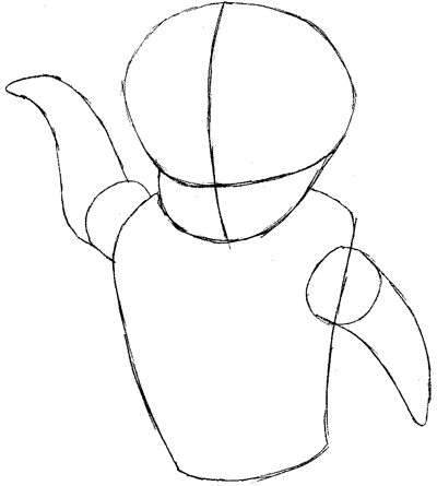 Step 3 : Drawing Boo from Monsters Inc. Easy Steps Lesson Step 3 : Drawing Boo from Monsters Inc. Easy Steps Lesson