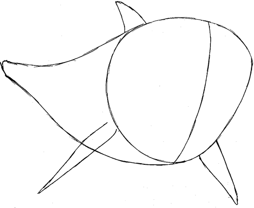 Step 3 : Drawing Bruce from Finding Nemo Easy Steps Lesson Step 3 : Drawing Bruce from Finding Nemo Easy Steps Lesson