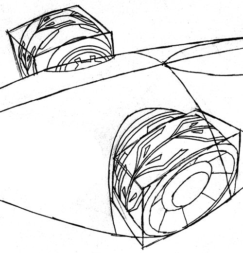 Step 6 : Drawing the Saber from Hot Wheels Battle Force 5 Easy Steps Lesson Step 6 : Drawing the Saber from Hot Wheels Battle Force 5 Easy Steps Lesson
