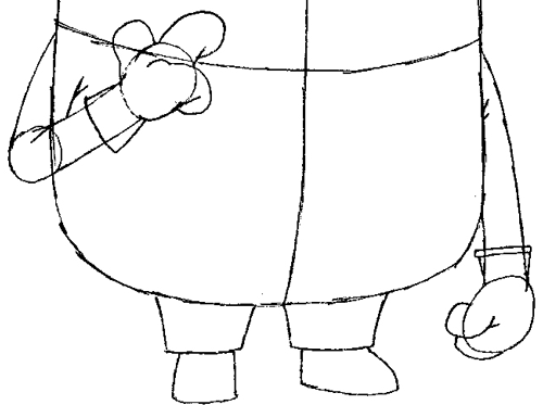 Step 7 : Drawing Tim the Minion from Despicable Me Easy Steps Lesson