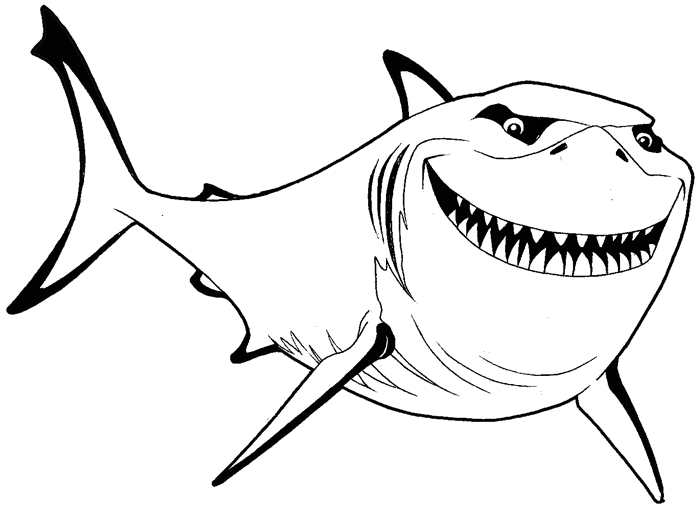 How to draw Bruce from Finding Nemo with easy step by step drawing tutorial How to draw Bruce from Finding Nemo with easy step by step drawing tutorial