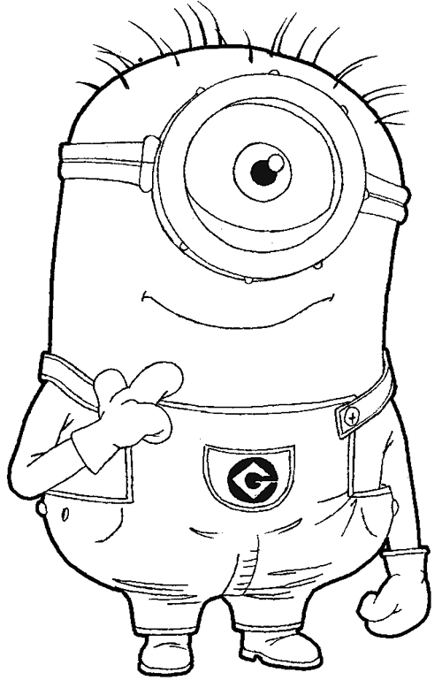 Step 9 : Drawing Tim the Minion from Despicable Me Easy Steps Lesson Step 9 : Drawing Tim the Minion from Despicable Me Easy Steps Lesson