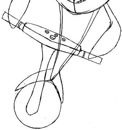 Step 10 : Drawing Dr. Blowhole from Penguins of Madagascar Easy Steps Lesson Step 10 : Drawing Dr. Blowhole from Penguins of Madagascar Easy Steps Lesson