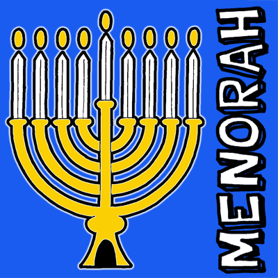 How to draw Hanukkah Menorah with easy step by step drawing tutorial How to draw Hanukkah Menorah with easy step by step drawing tutorial
