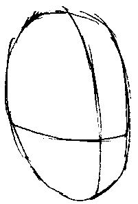 Step 1 : Drawing Leela from Futurama Easy Steps Lesson