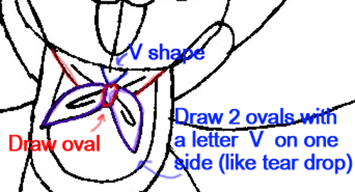 Step 8 : Drawing Exceed Happy from Fairy Tail in Easy Steps Lesson