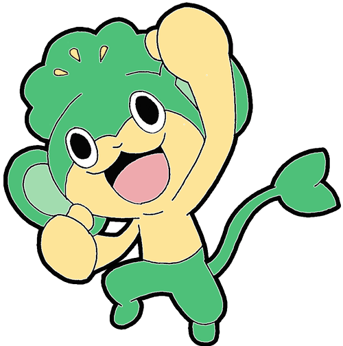 How to draw Pansage from Pokémon from with easy step by step drawing tutorial