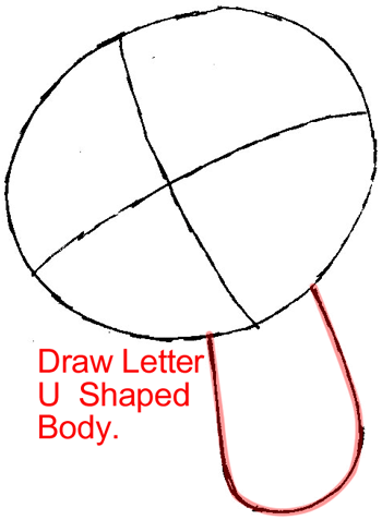 Step 2 : Drawing Pansage from Pokémon in Easy Steps Lesson