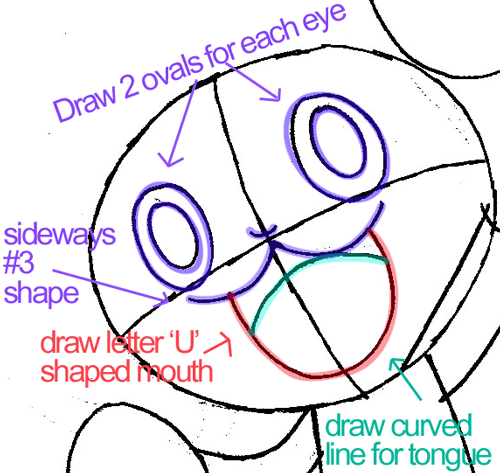Step 5 : Drawing Pansage from Pokémon in Easy Steps Lesson