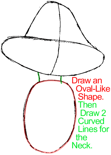 Step 2 : Drawing Penelope Pussycat from Looney Tunes in Easy Steps Lesson