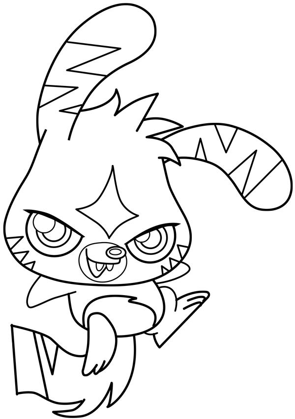 How to draw Katsuma from Moshi Monsters with easy step by step drawing tutorial