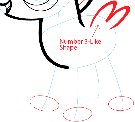 Step 7 : Drawing Scootaloo from My Little Pony in Easy Steps Lesson Step 7 : Drawing Scootaloo from My Little Pony in Easy Steps Lesson