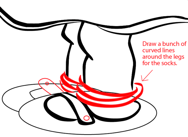 Step 17 : Drawing a Girl with a Flower for Mother's Day or Valentine's Day in Easy Steps Lesson Step 17 : Drawing a Girl with a Flower for Mother's Day or Valentine's Day in Easy Steps Lesson