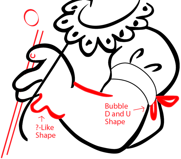 Step 9 : Drawing a Girl with a Flower for Mother's Day or Valentine's Day in Easy Steps Lesson Step 9 : Drawing a Girl with a Flower for Mother's Day or Valentine's Day in Easy Steps Lesson