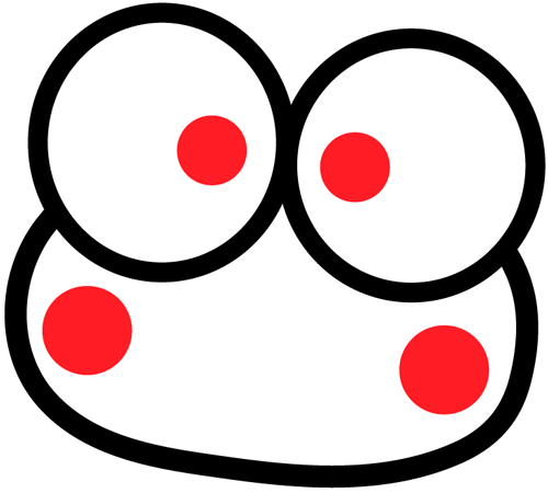 Step 3 : Drawing Keroppi from Hello Kitty in Easy Steps Lesson Step 3 : Drawing Keroppi from Hello Kitty in Easy Steps Lesson