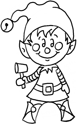 How to Draw a Christmas Elf with Easy Steps Drawing Tutorial