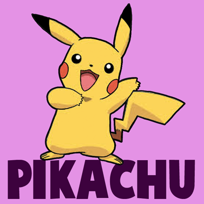 How to Draw Pikachu Saying Pika After Winning a Battle
