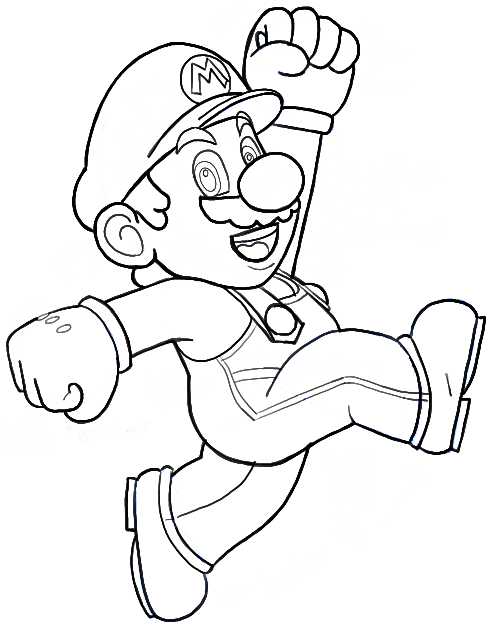How to Draw Mario from Nintendo Super Mario Bros Drawing Tutorial